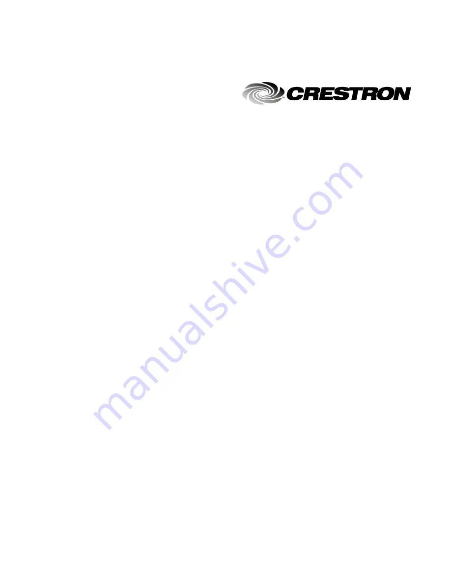 Crestron BB-5000 Installation Manual Download Page 2