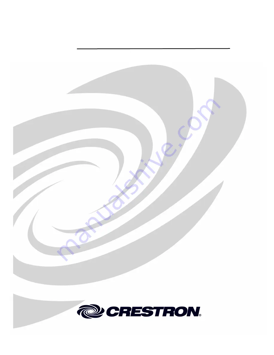 Crestron C2N-CAMIDJ Operation Manual Download Page 1