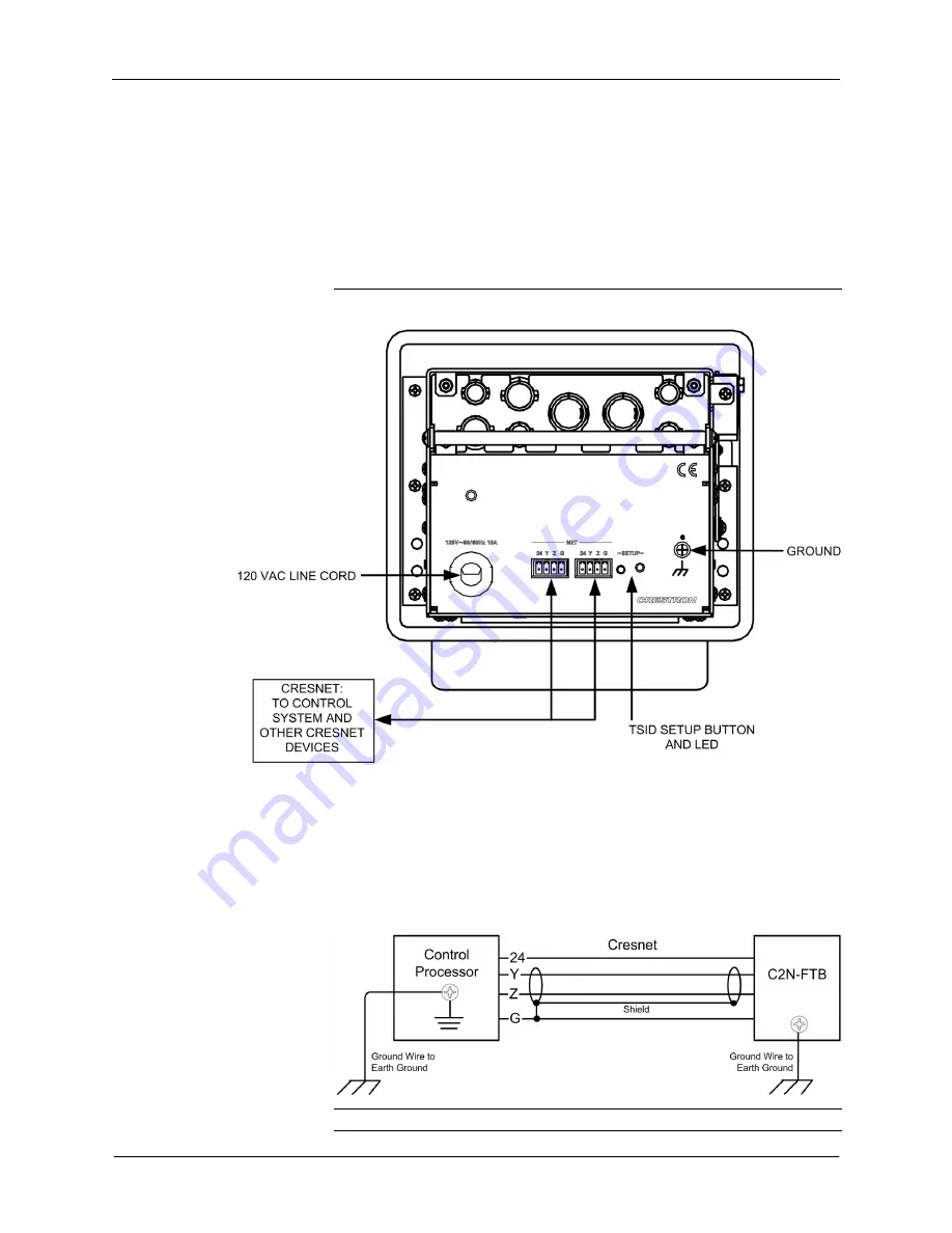 Crestron C2N-FTB Operations & Installation Manual Download Page 20