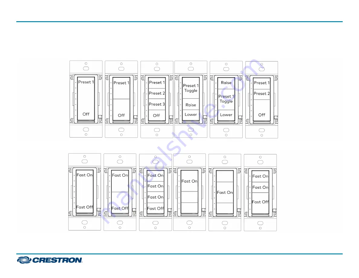 Crestron Cameo CLW-DIMUEX-P Скачать руководство пользователя страница 7