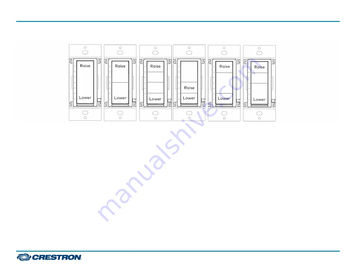 Crestron Cameo CLW-DIMUEX-P Quick Start Manual Download Page 8