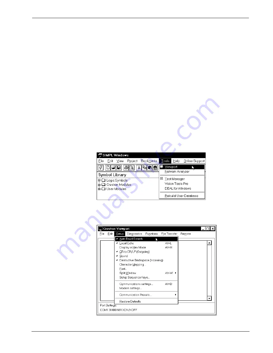 Crestron CEN-TVAV Operation Manual Download Page 21