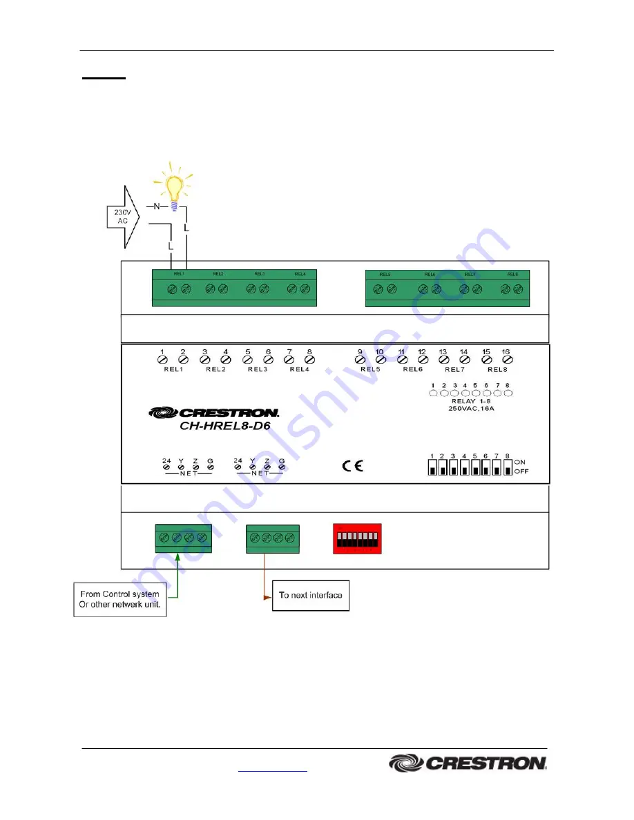 Crestron CH-HREL8-D6 Скачать руководство пользователя страница 5