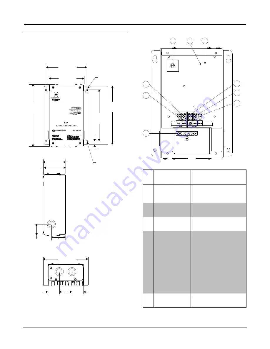 Crestron CLS-EXP-DIM Specfications Download Page 4