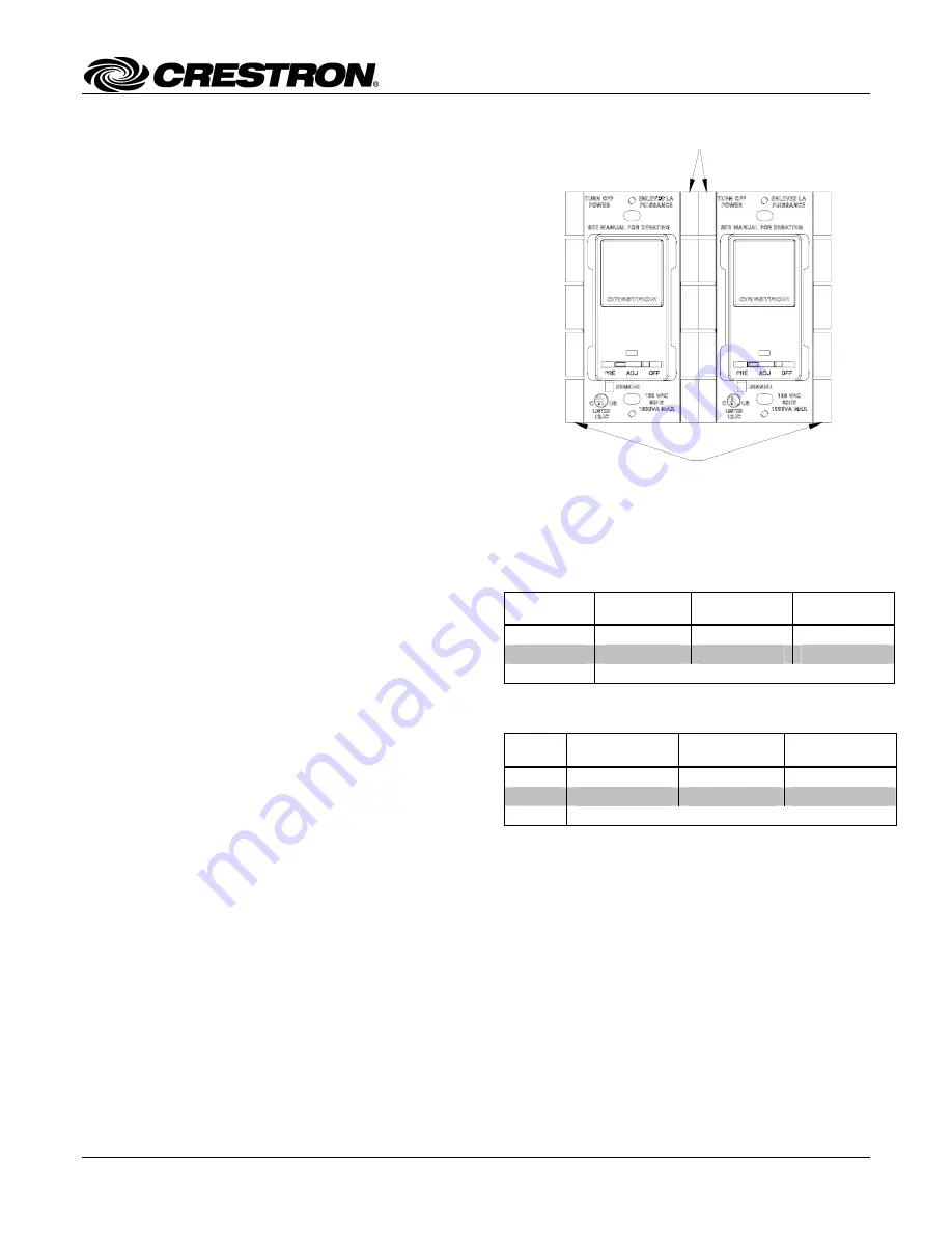 Crestron CLW-SLVS1W Manual Download Page 3