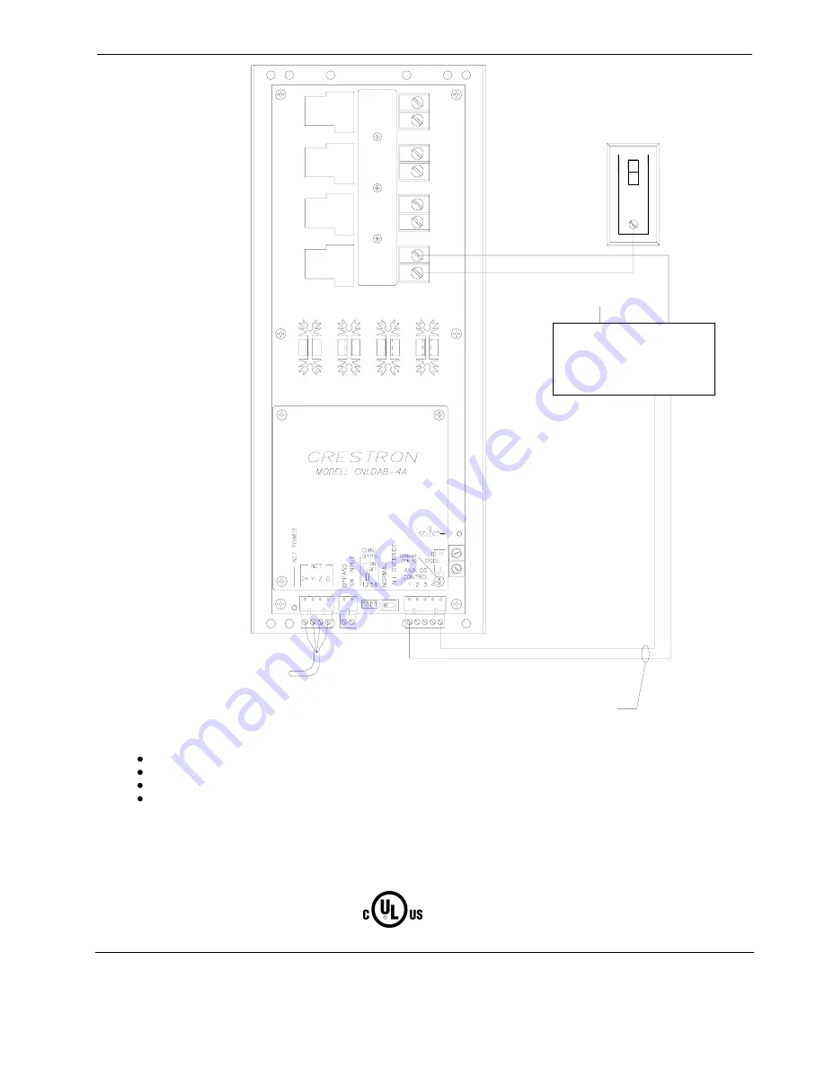 Crestron CNLDAB-4A Datasheet Download Page 1