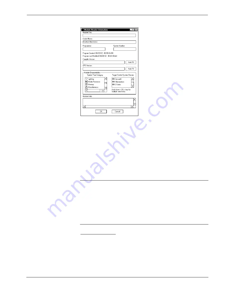 Crestron CNX-DVP4 Operation Manual Download Page 55