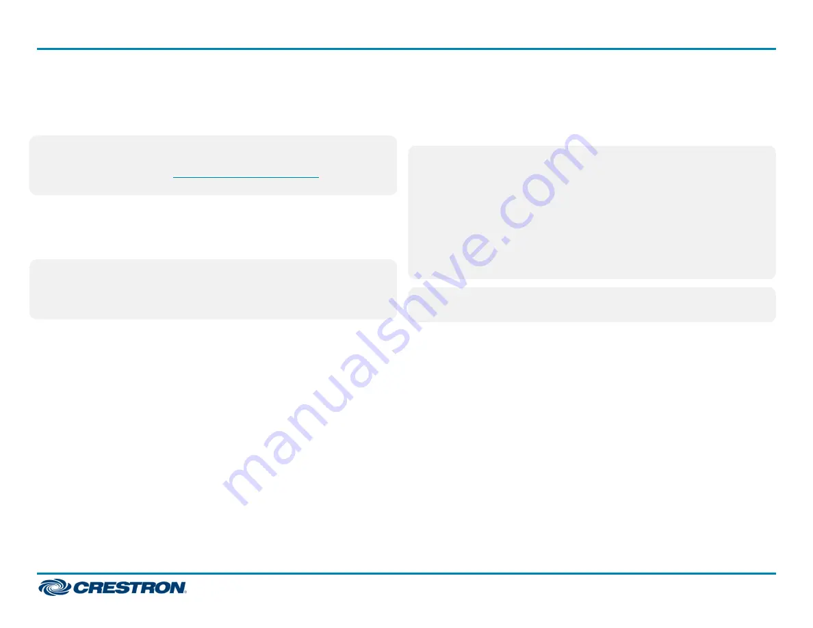 Crestron CSA-DECOR3 Series Quick Start Manual Download Page 9