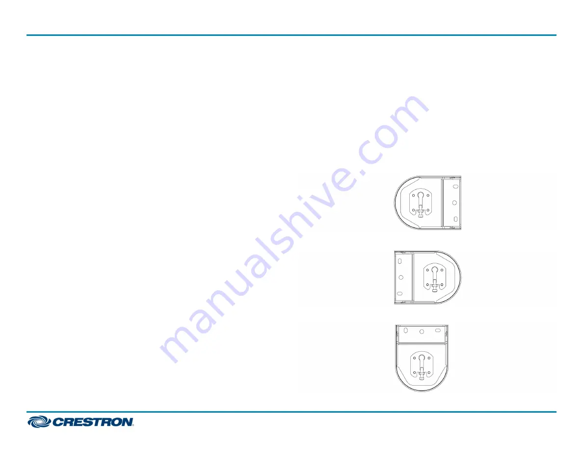 Crestron CSA-DECOR5-BRKT Series Скачать руководство пользователя страница 9