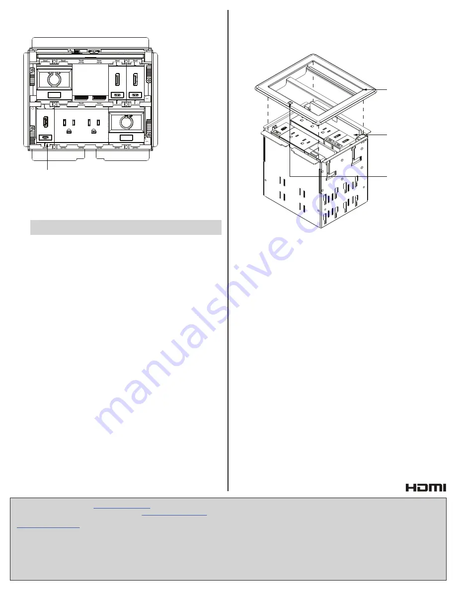 Crestron FT2A-CP-USBA Installation Manual Download Page 2