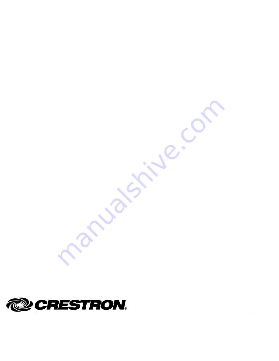 Crestron Green Light DIN-1DIM4 Operations & Installation Manual Download Page 36