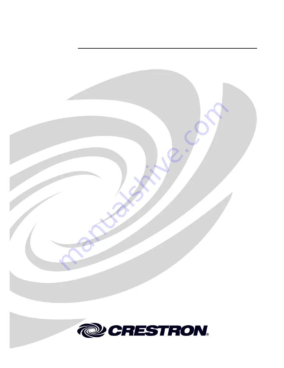 Crestron QM-DA Operation Manual Download Page 1