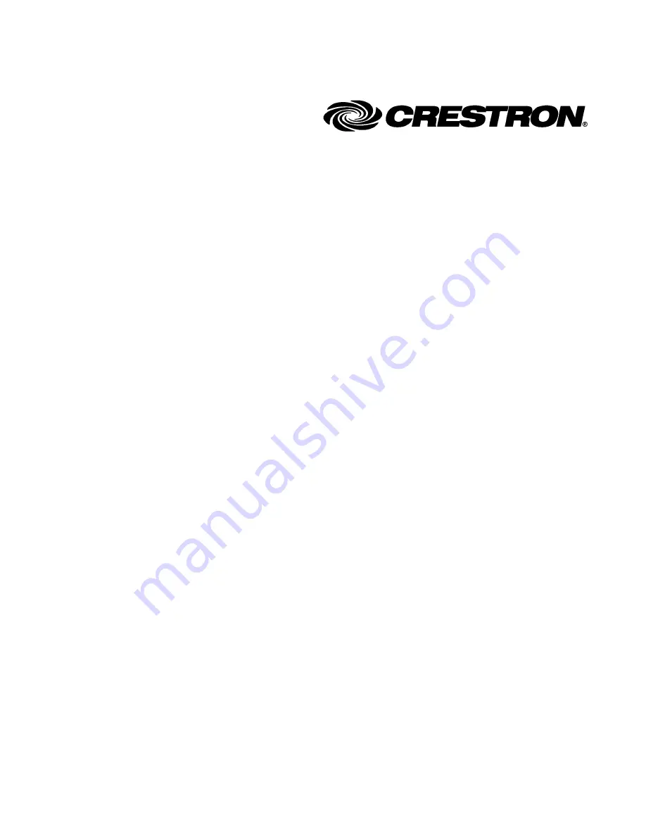 Crestron QM-FTCC-TPS4 Operations & Installation Manual Download Page 2