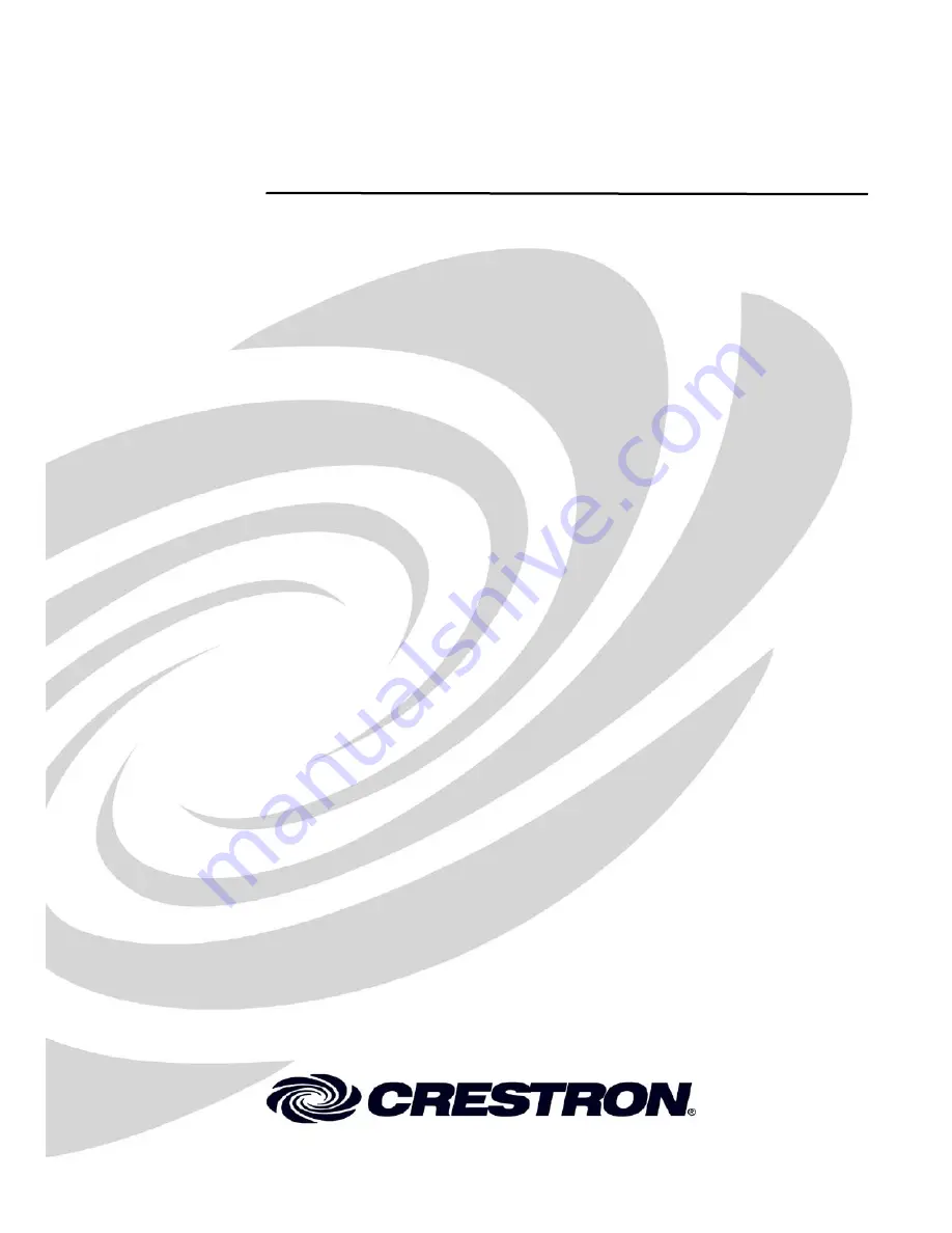 Crestron QM-FTCC Operations & Installation Manual Download Page 1