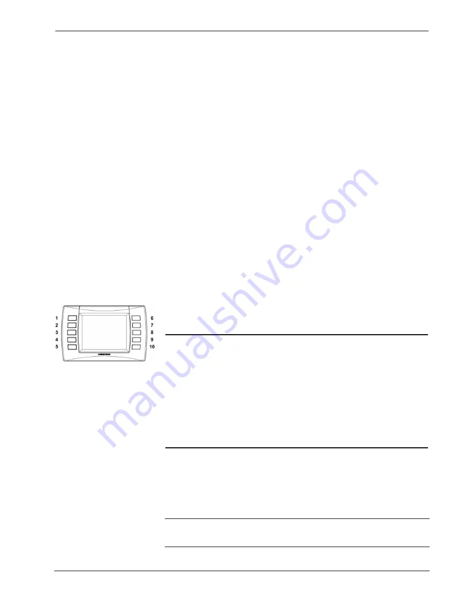 Crestron STX-1700C Operation Manual Download Page 22