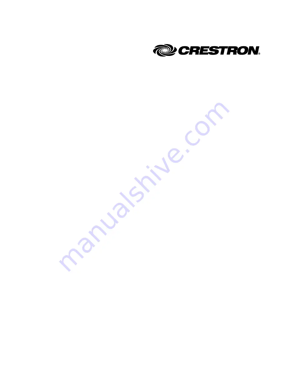 Crestron TPMC-10 Operation Manual Download Page 2