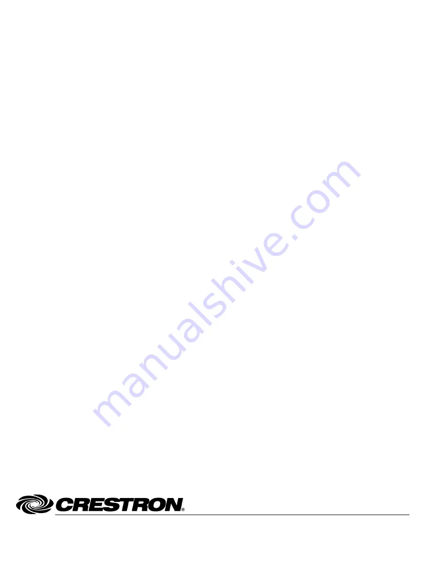 Crestron TPMC-10 Operation Manual Download Page 60