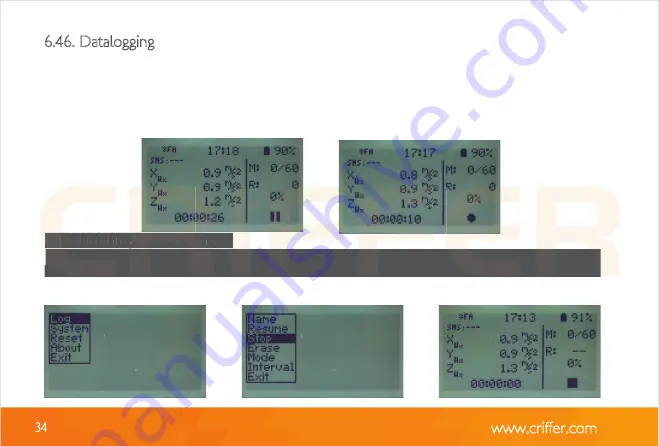 CRIFFER Vibrate Operation Manual Download Page 34