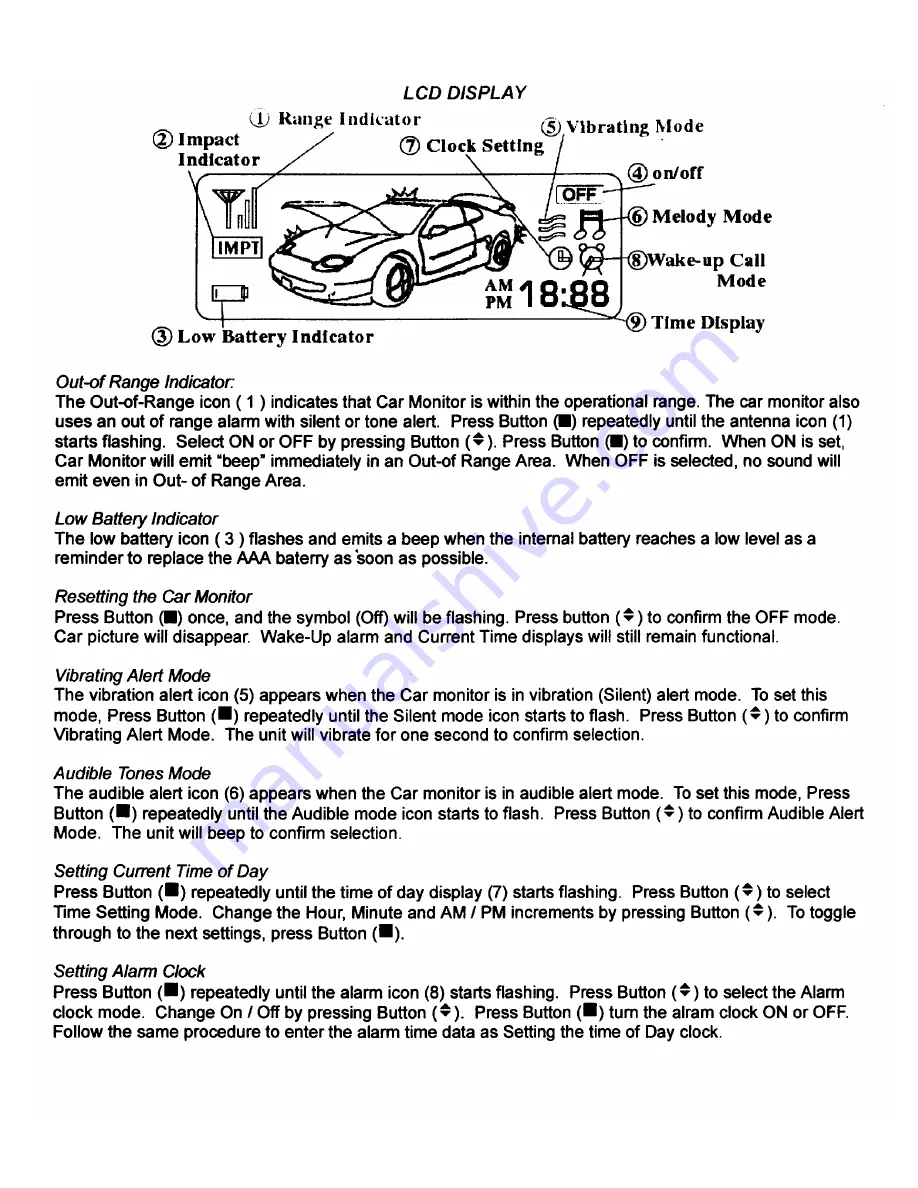 CrimeStopper CM-3000 Millenium FX User Manual Download Page 3