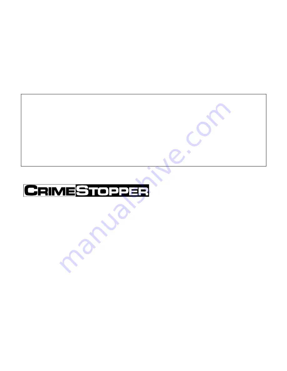 CrimeStopper SecurView OEM-6218 Installation Instructions Download Page 4