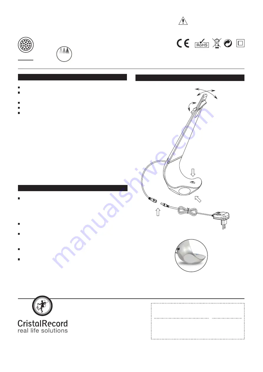 CristalRecord Flexo PIPE Скачать руководство пользователя страница 1