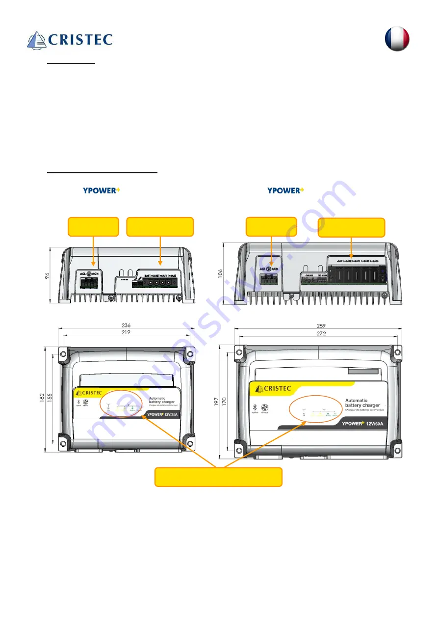 Cristec YPOWER 12V/16A User Manual Download Page 13