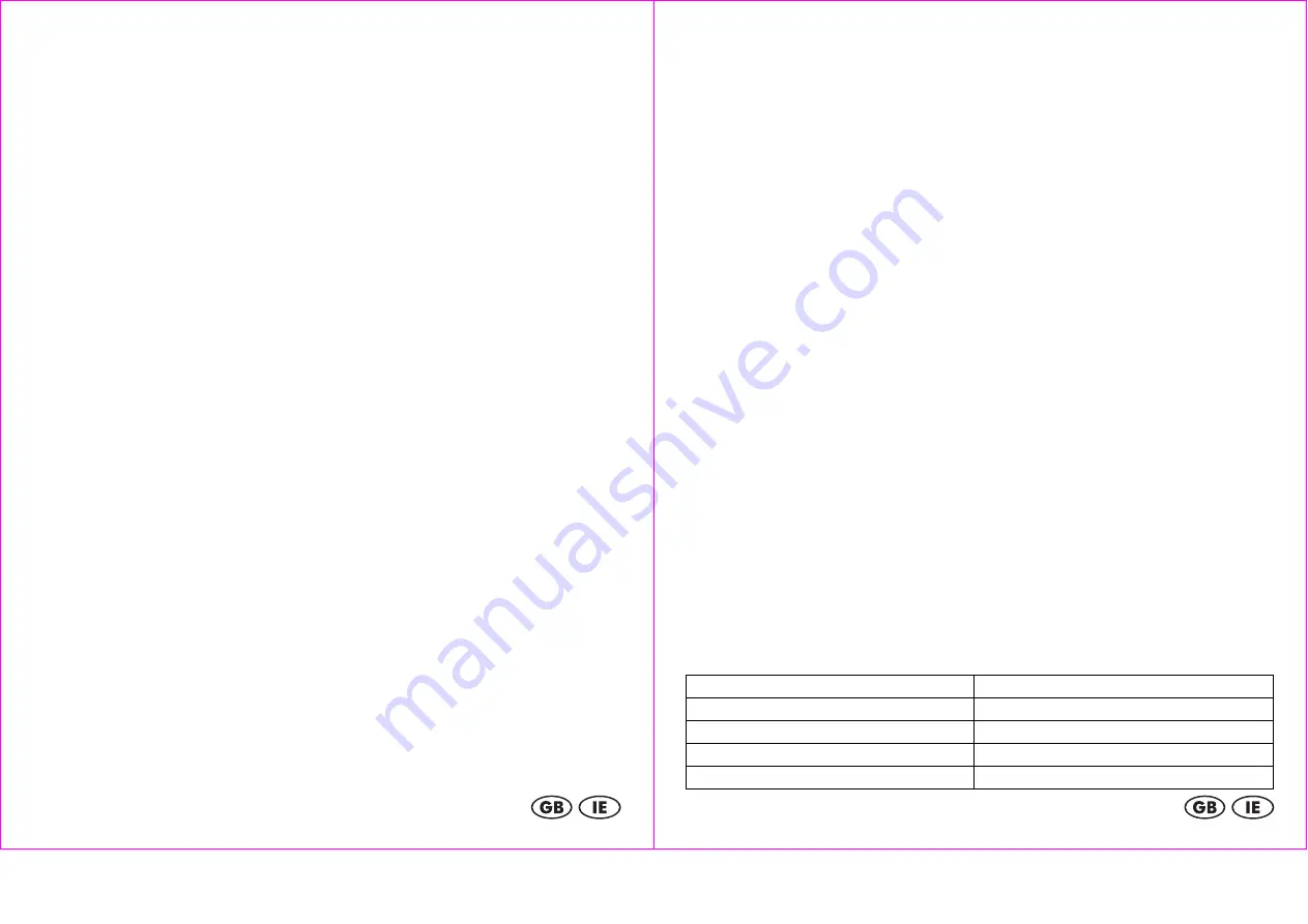 Crivit 1-LD4206 Usage And Safety Instructions Download Page 14