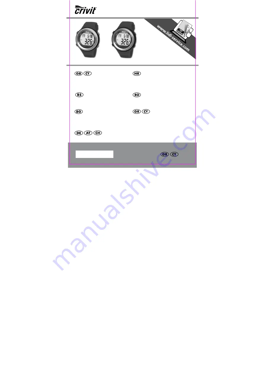 Crivit 1-LD5029 Usage And Safety Instructions Download Page 1