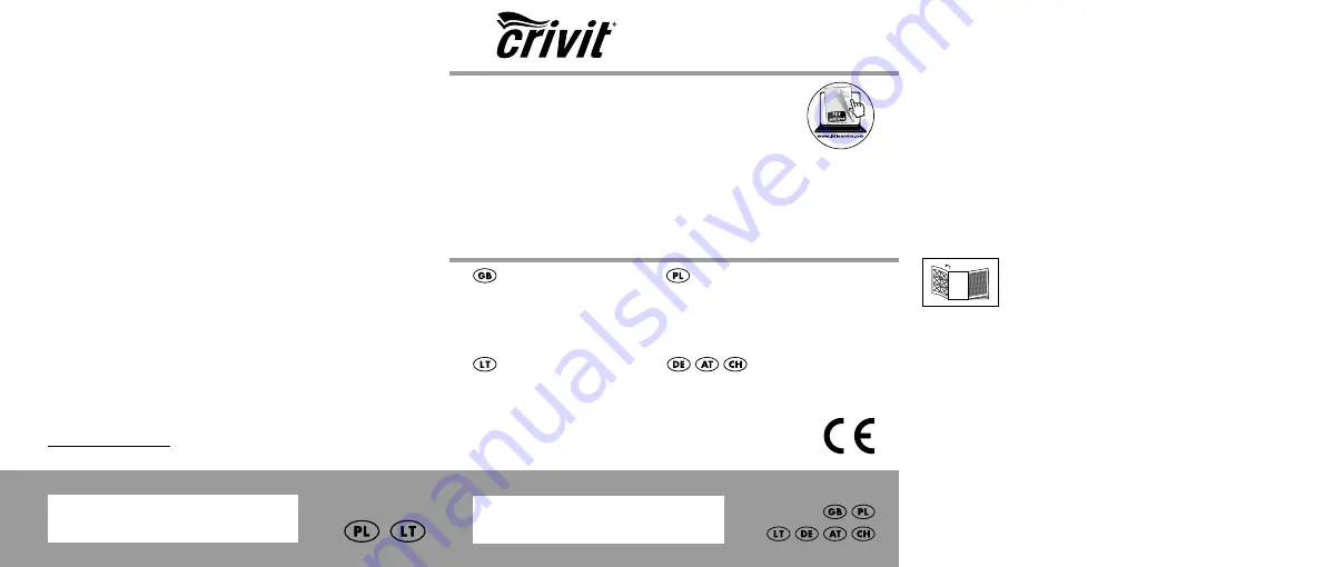 Crivit 284742 Скачать руководство пользователя страница 1