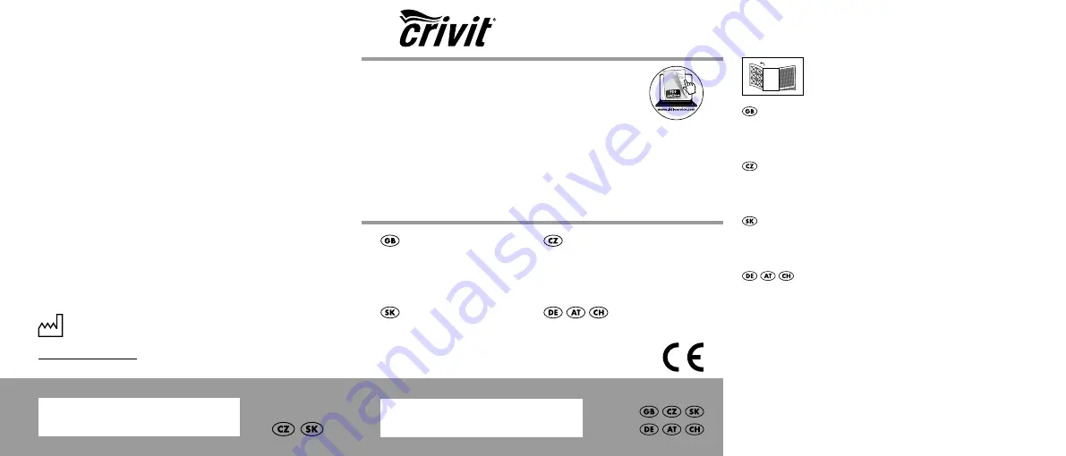 Crivit 292227 Скачать руководство пользователя страница 1