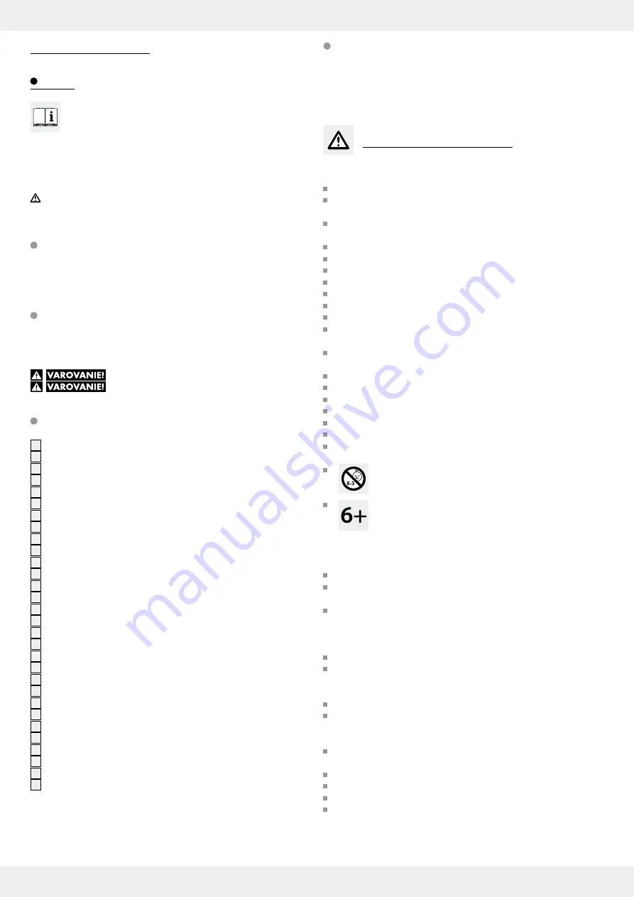 Crivit 307528 Assembly, Operating And Safety Instructions Download Page 29