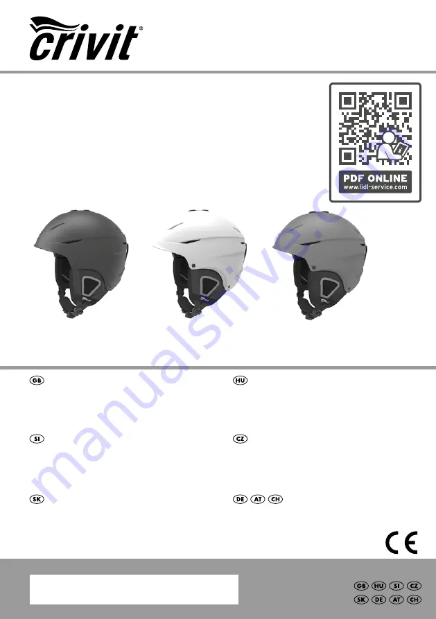 Crivit SH-3344 Скачать руководство пользователя страница 1