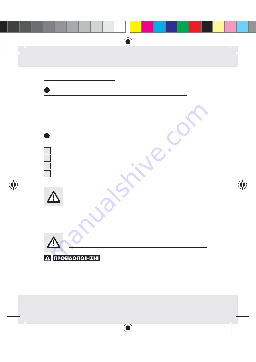 Crivit Z31222 Operation And Safety Notes Download Page 48