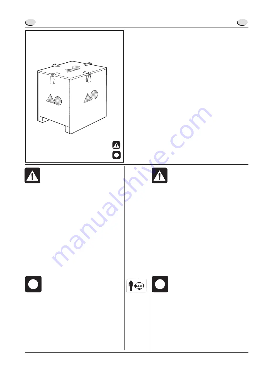 CRM SECTOR MATIC Manual For Use And Maintenance Download Page 89