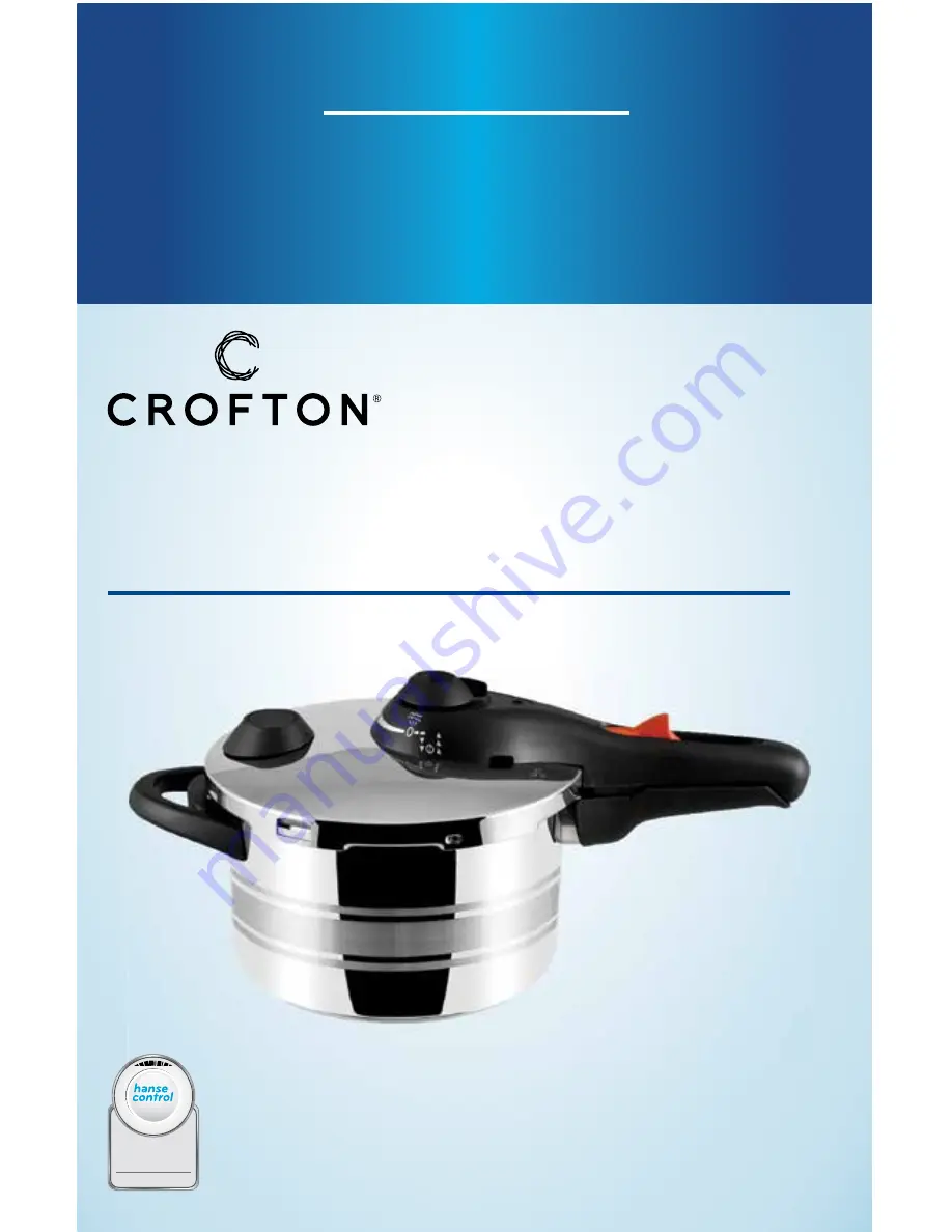 Crofton Premium 6.3 qt User Manual Download Page 1