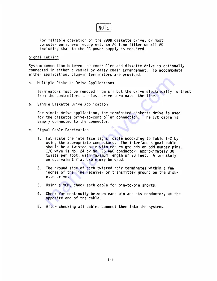 Cromemco 299B Technical Manual Download Page 11