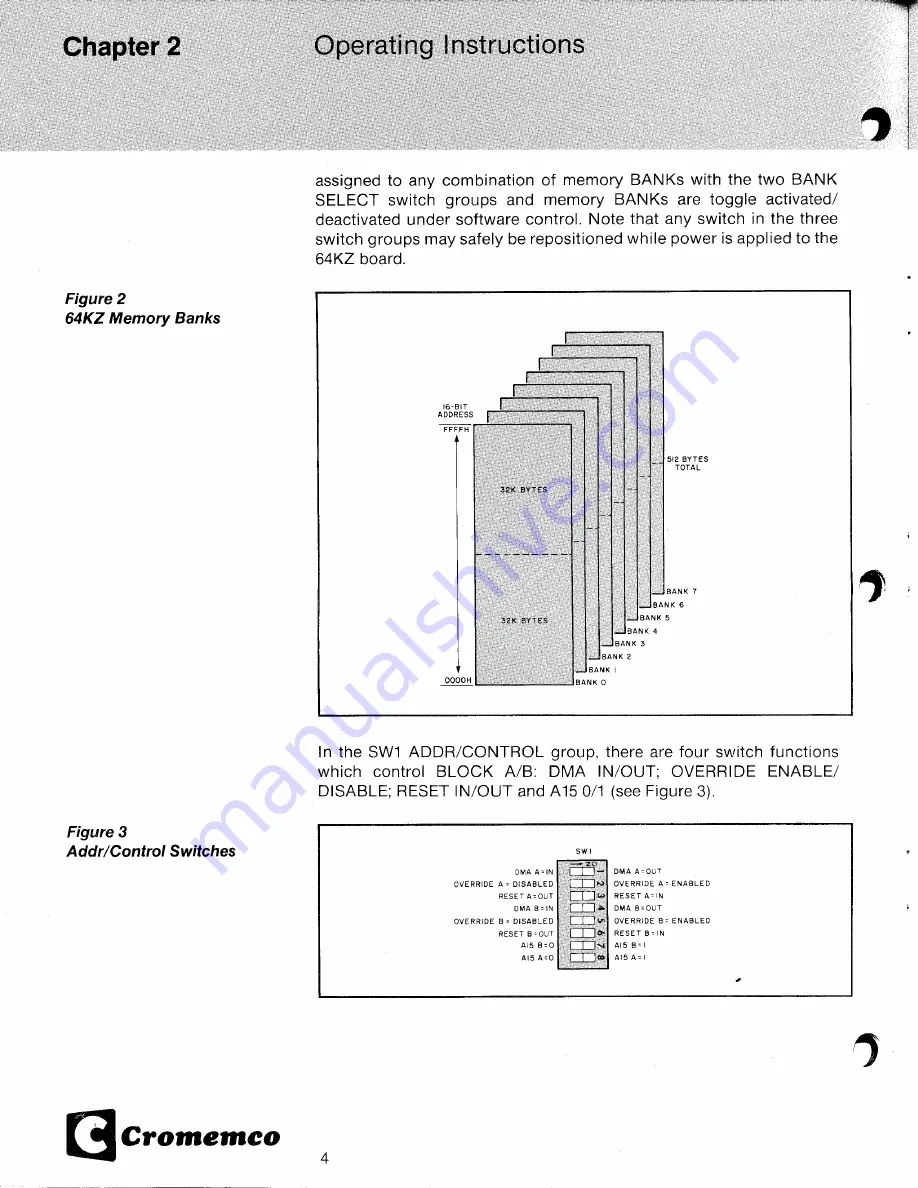 Cromemco 64KZ Instruction Manual Download Page 8