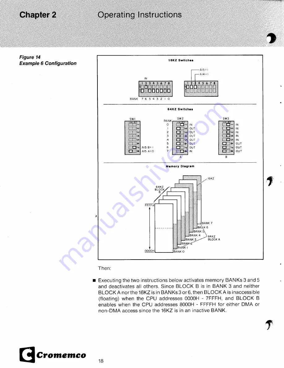 Cromemco 64KZ Instruction Manual Download Page 20