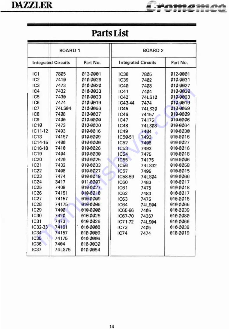 Cromemco Dazzler Manual Download Page 18