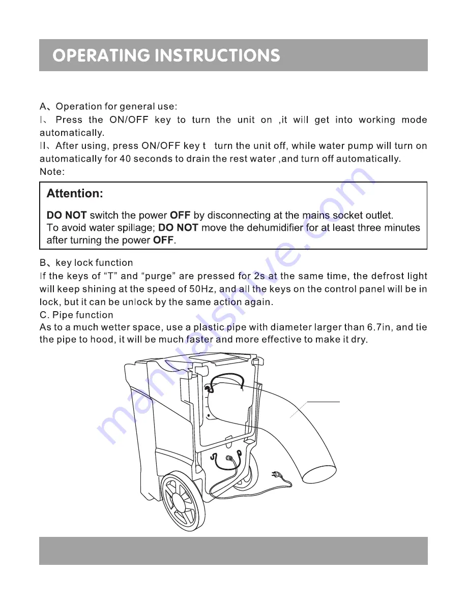 Cromtech AONE90L Instruction Manual Download Page 8