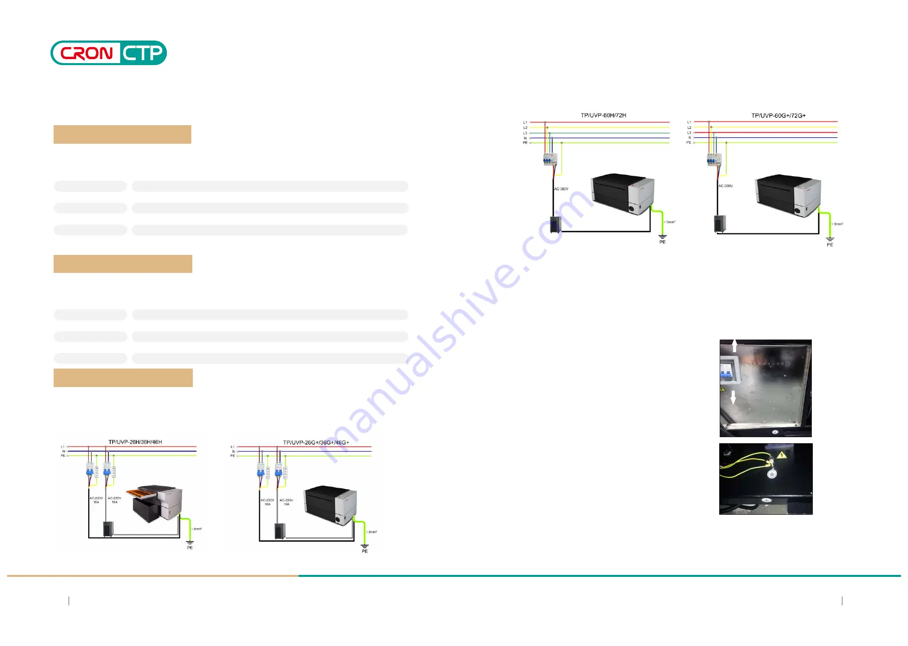 Cron TP26G+ User Manual Download Page 4