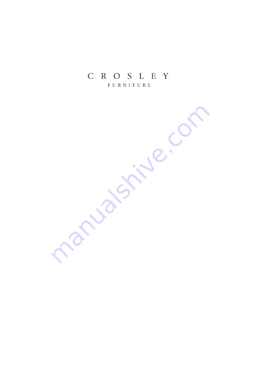 Crosley Furniture CF020236 Скачать руководство пользователя страница 2