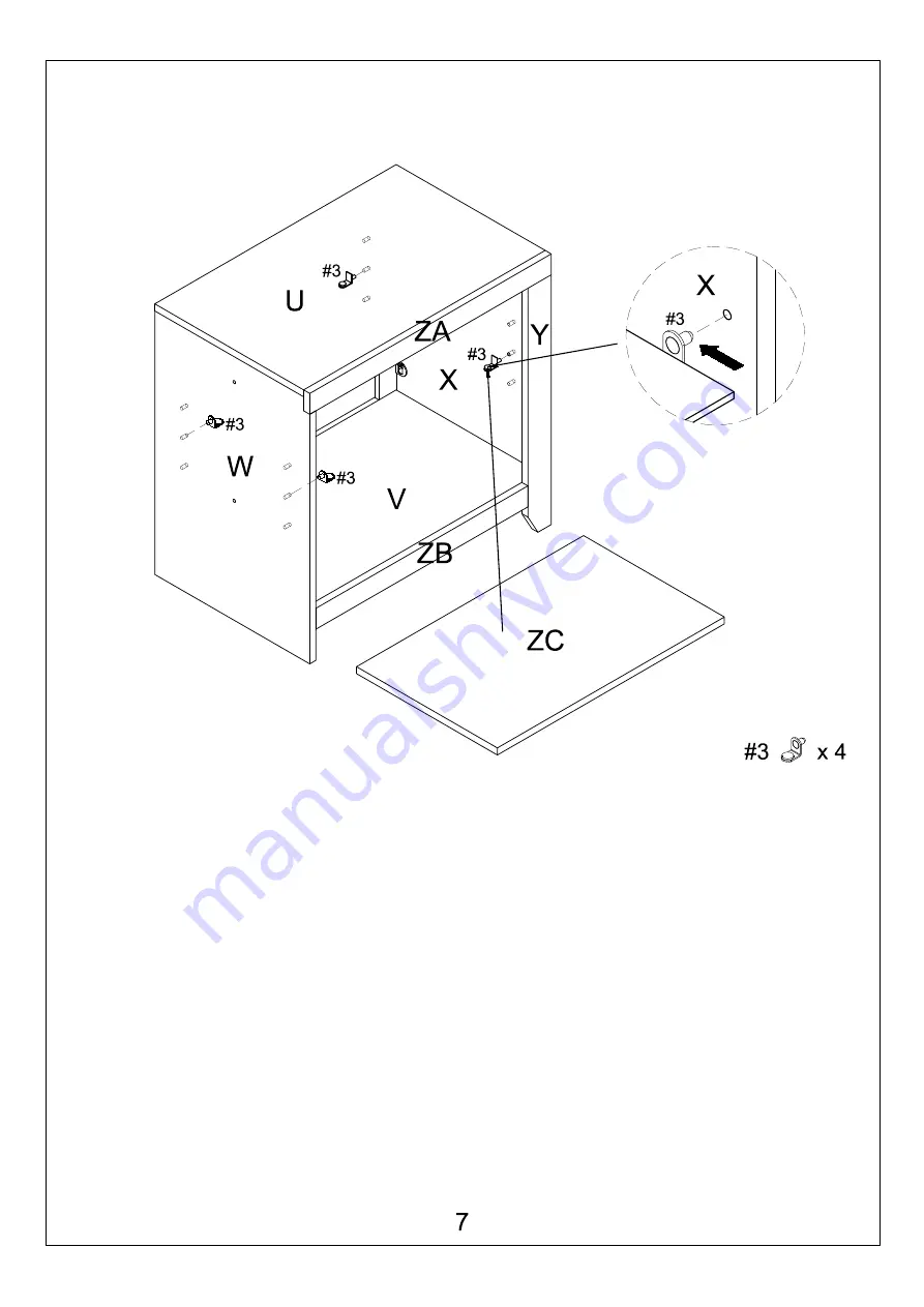 Crosley Furniture CF101569-R Quick Start Manual Download Page 7