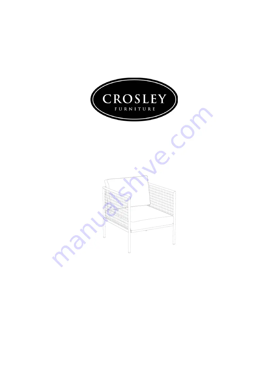 Crosley Furniture CO6233 Manual Download Page 1