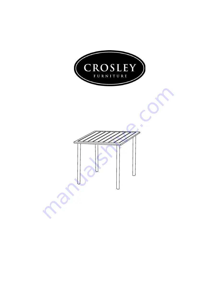 Crosley Furniture CO6233 Manual Download Page 5