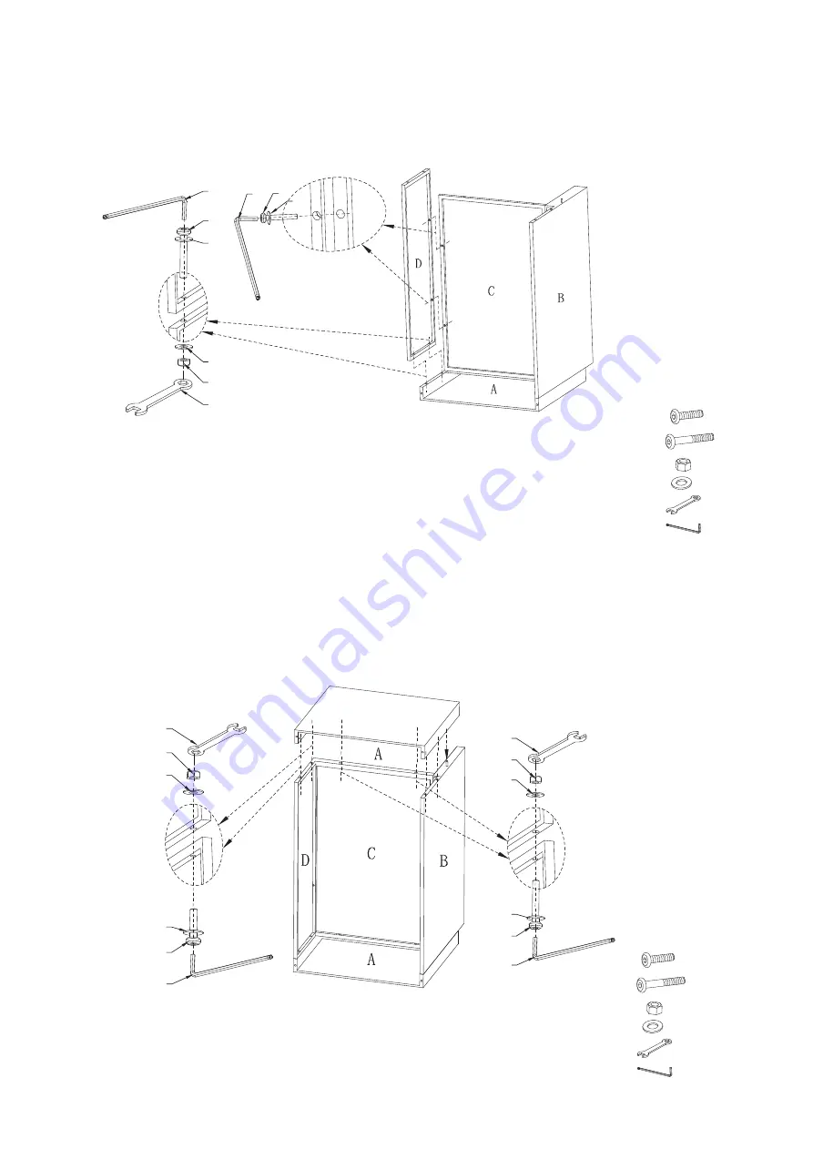 Crosley Furniture CO7150 Assembly Instructions Manual Download Page 8