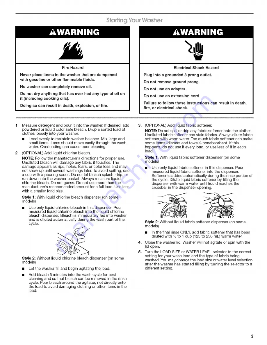 Crosley 8578242 User Instructions Download Page 3