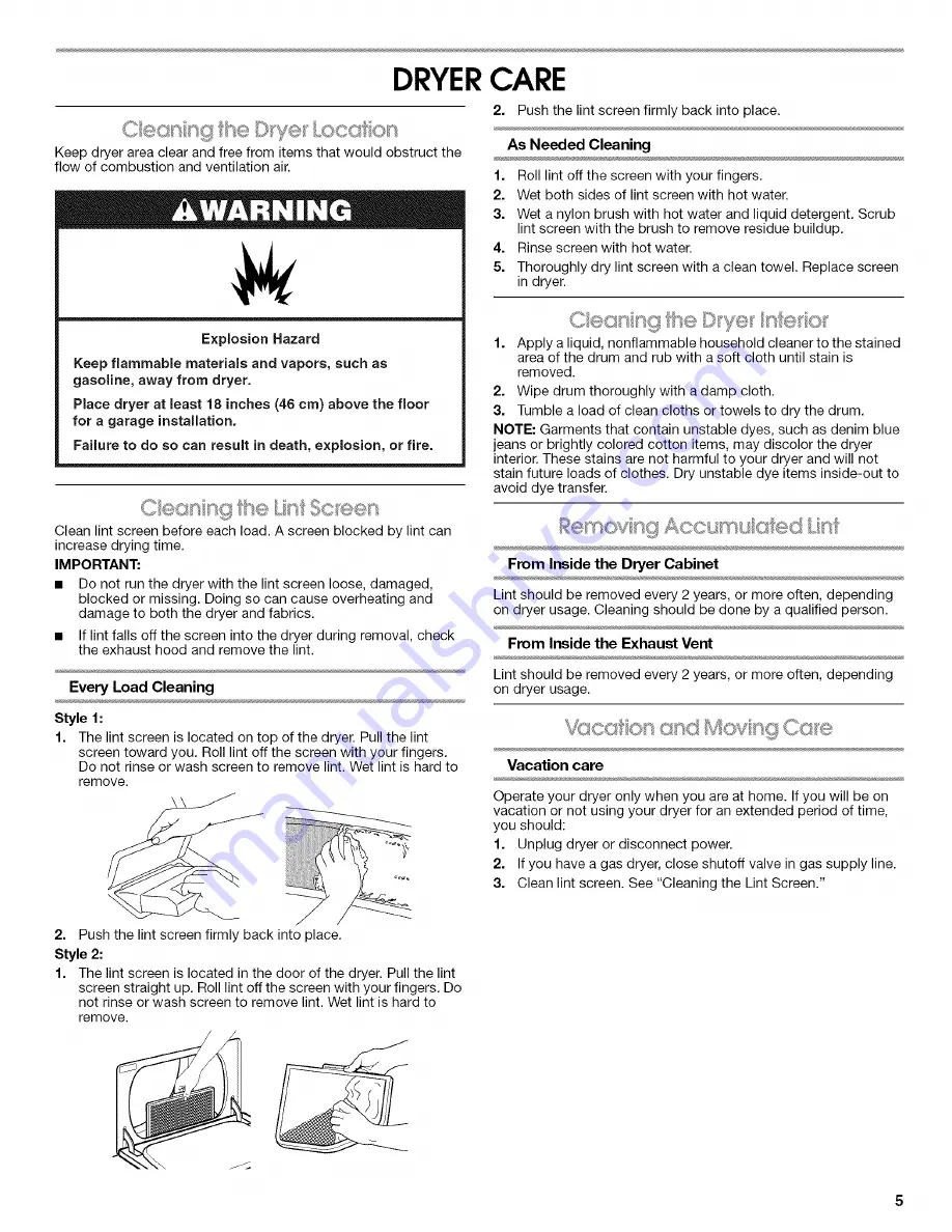 Crosley 8578544 User Instructions Download Page 5