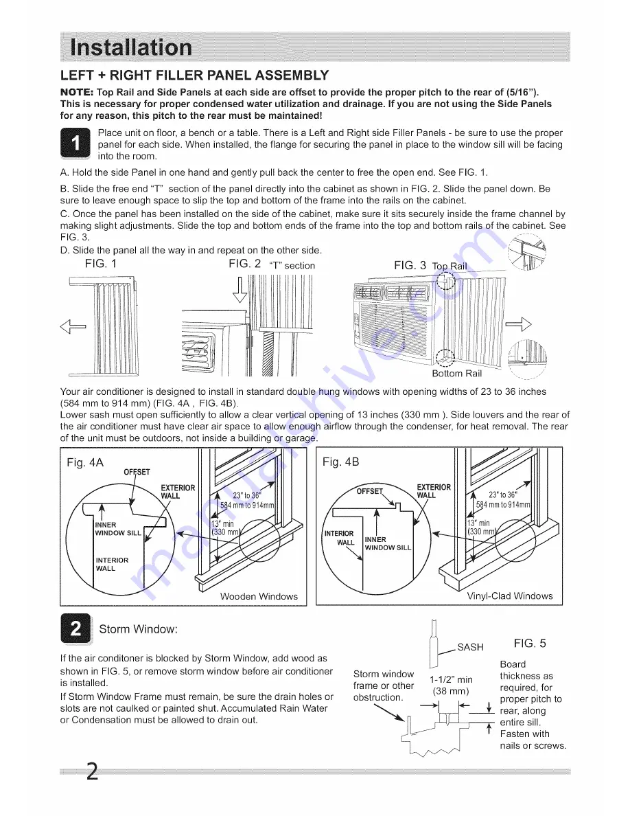 Crosley CAE5M0 Installation Instructions Download Page 2