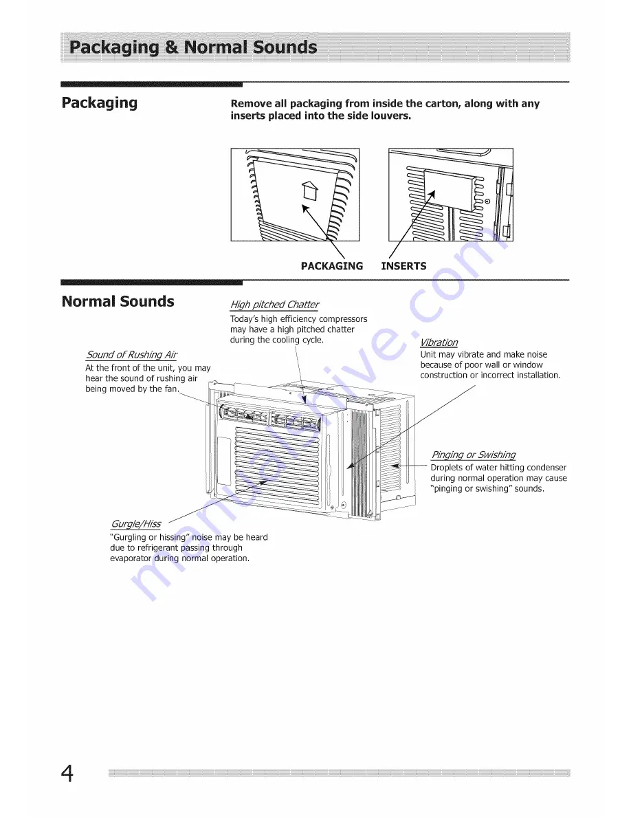 Crosley CAE6MR410A11 Use & Care Manual Download Page 4